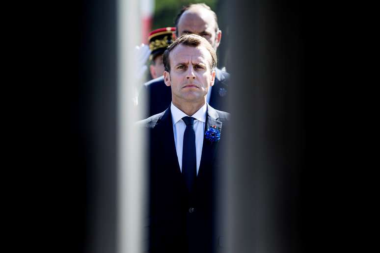 Presidente francês, Emmanuel Macron
08/05/2018
REUTERS/Etienne Laurent/Pool 