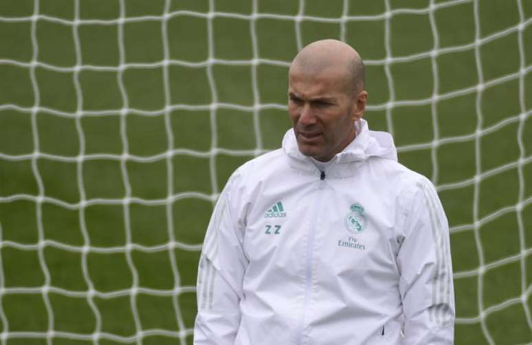 Zidane preferiu poupar os seus principais jogadores (Foto: Pierre-Philippe Marcou / AFP)