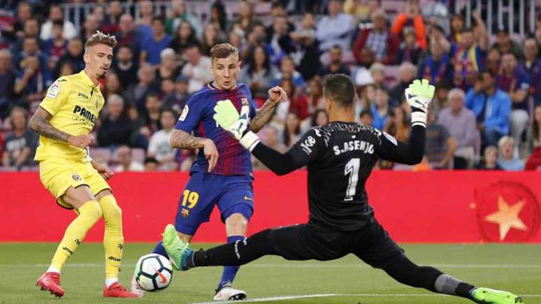 Barça goleia Villareal e segue invicto na La Liga (Foto: PAU BARRENA / AFP)