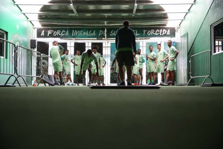 Chapecoense foca no Flamengo (Foto: Divulgação/Chapecoense)