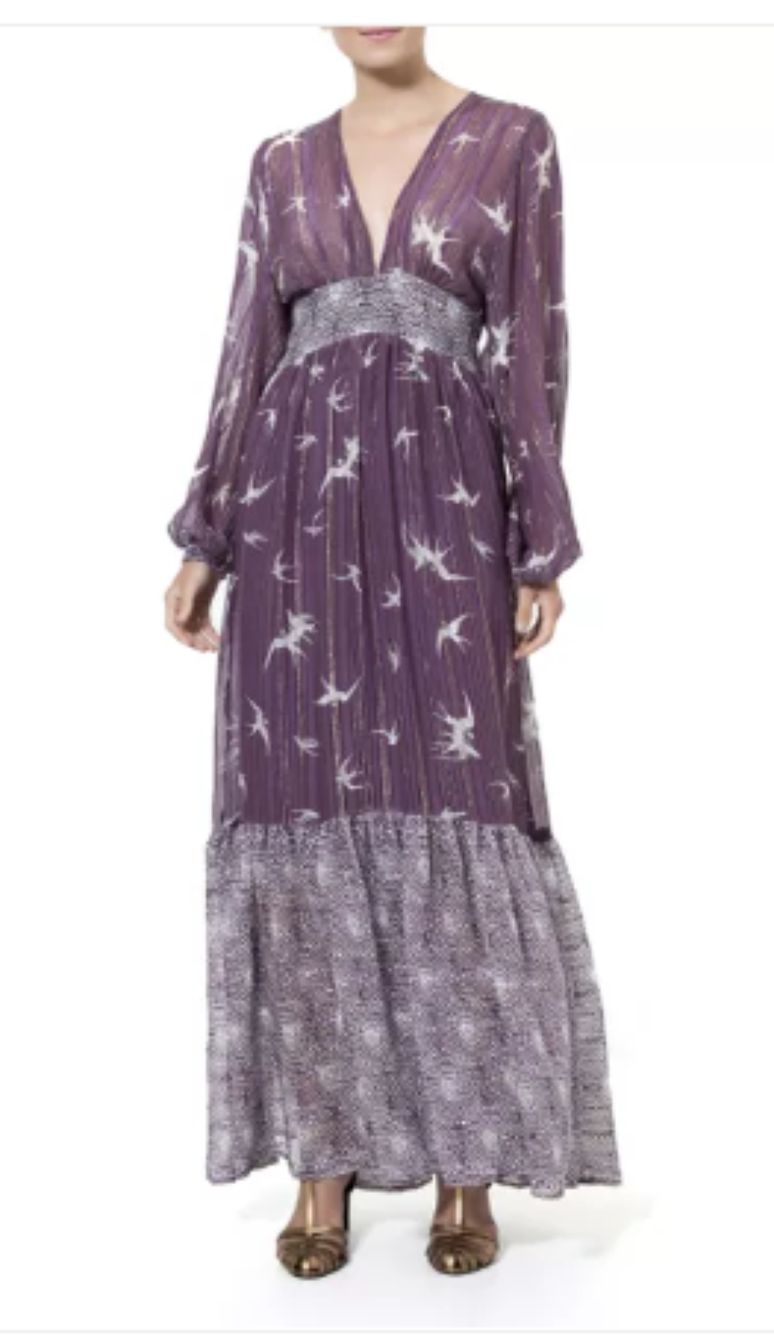 Vestido Ella Lurex/Reprodu&ccedil;&atilde;o/Ateen