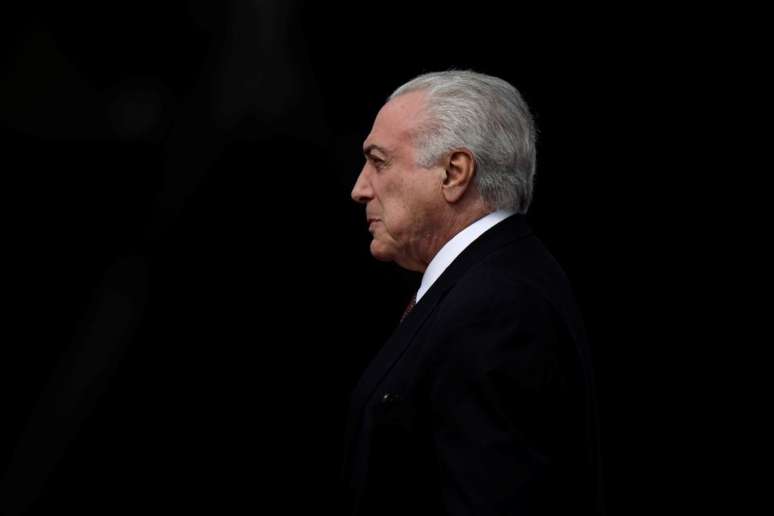 Presidente Michel Temer durante cerimônia em Brasília
