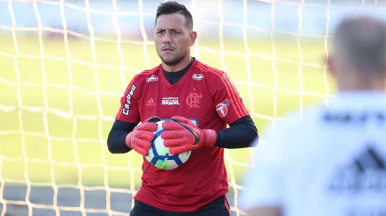 Diego Alves não leva gols desde o jogo contra o Santa Fe, no dia 18 de abril (Gilvan de Souza/Flamengo)