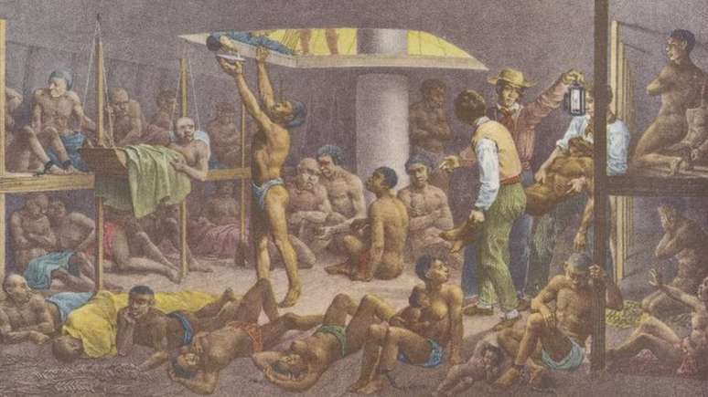 4,8 milhões de africanos foram transportados para o Brasil e vendidos como escravos, ao longo de mais de três séculos