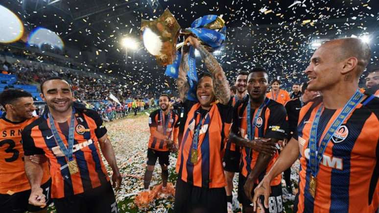 Marlos fez o gol da vitória sobre o Veres (Foto: Divulgação / Site oficial do Shakhtar Donetsk)