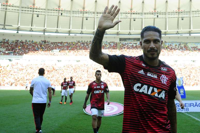 Paolo Guerrero, atacante do Flamengo e da seleção do Peru