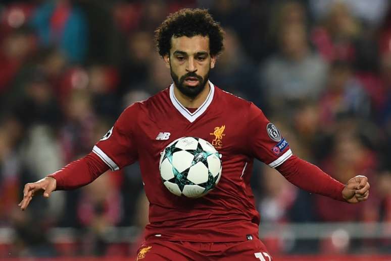 Salah é o grande nome da seleção do Egito (Foto: PAUL ELLIS / AFP)