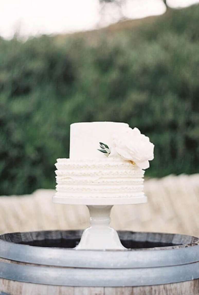 Bolo de Casamento Simples: +50 Modelos para se Inspirar