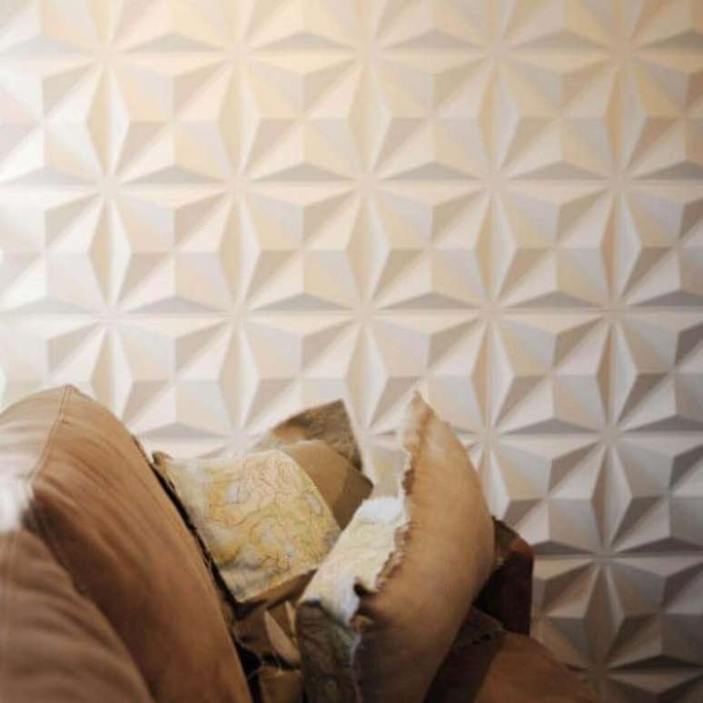 28. Os efeitos 3D das paredes de gesso s&atilde;o v&aacute;rios