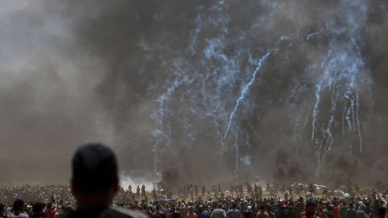 Confronto na Faixa de Gaza deixou mais de 50 mortos e milhares de feridos