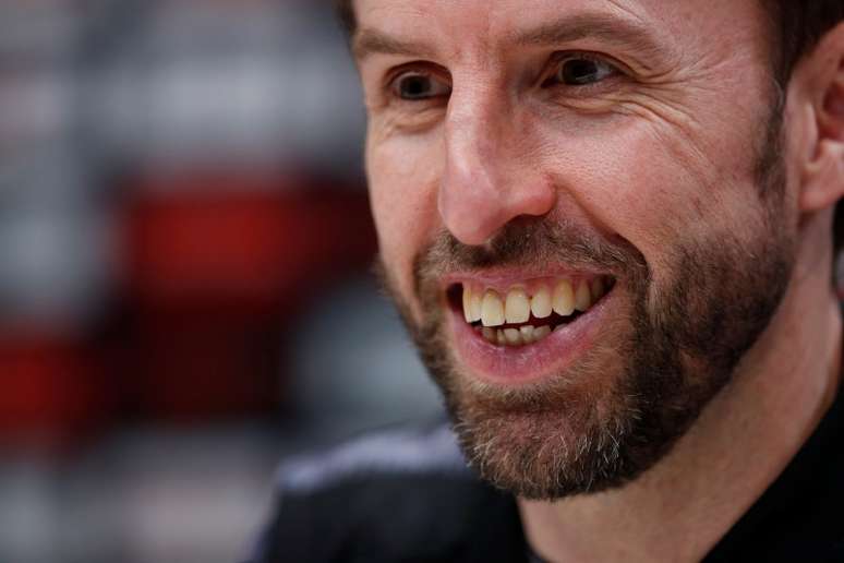 Técnico da Inglaterra, Gareth Southgate 26/03/2018  Action Images via Reuters/John Sibley