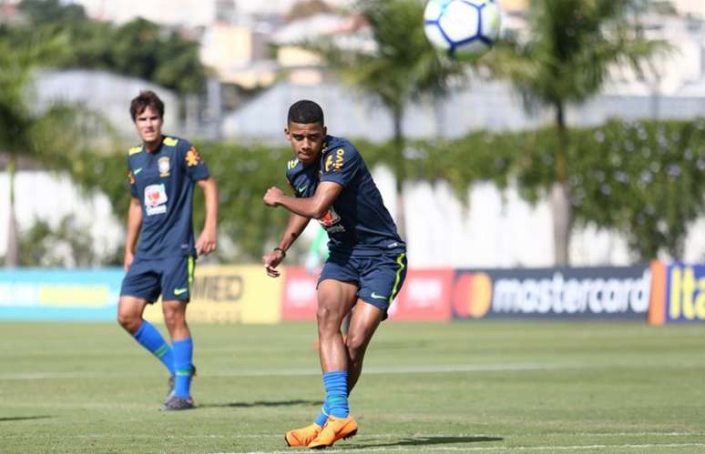 Brenner passou por período de treinamentos com a Seleção Brasileira sub-20 recentemente (Divulgação/CBF)