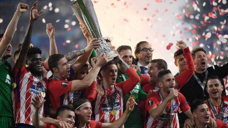 Atlético de Madrid é campeão da Liga Europa (Foto: AFP)