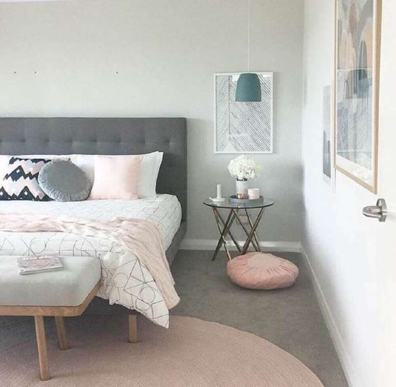 59. Pendente para decora&ccedil;&atilde;o de quarto minimalista