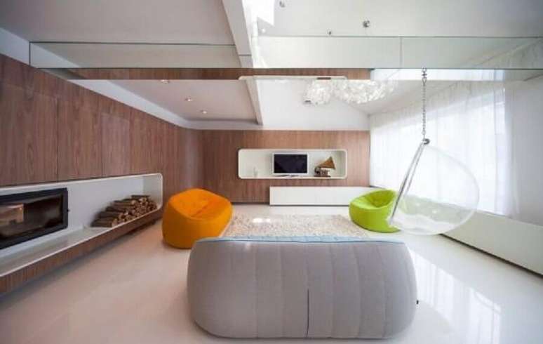 6. Saiba inserir cores em ambientes com decora&ccedil;&atilde;o minimalista