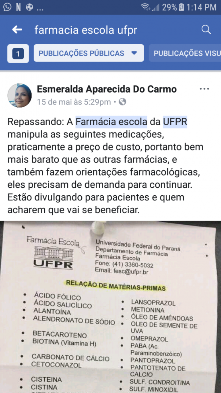 Fakenews compartilhada por redes sociais alertava para fechamento do local (Foto: Captura/Facebook)