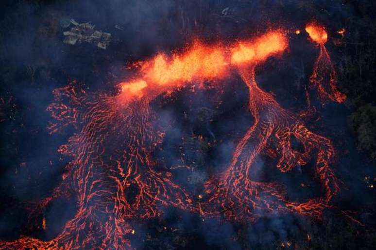 Erupção no vulcão Kilauea
