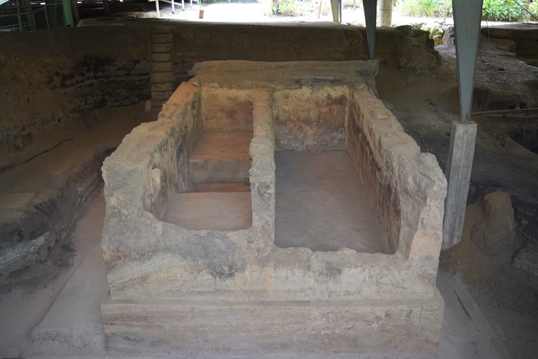 Una de las habitaciones encontradas en Joya de Cerén