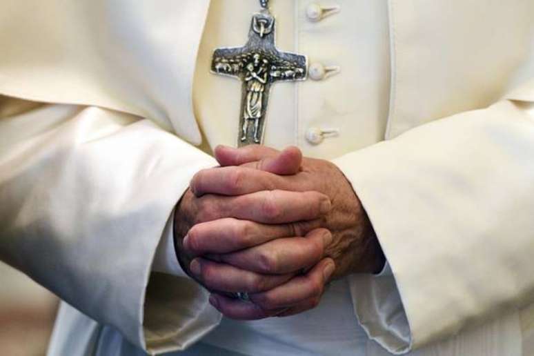 Papa Francisco durante reunião no Vaticano