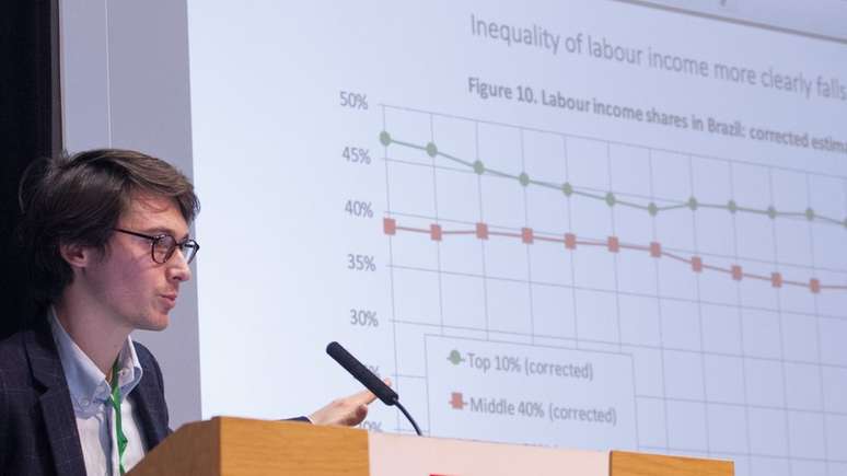 O economista irlandês Marc Morgan faz parte da equipe de Thomas Piketty e afirma que desigualdade de renda é "escolha política"