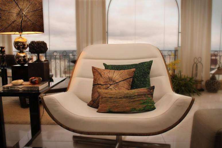 24. A natureza na decora&ccedil;&atilde;o est&aacute; muito em alta para as salas