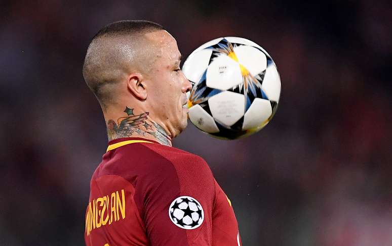 Meio-campista belga Radja Nainggolan 02/05/2018  REUTERS/Alberto Lingria