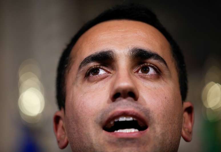 Di Maio, após reunião no Palácio Quirinal em Roma, Itália 12/4/2018  REUTERS/Max Rossi 