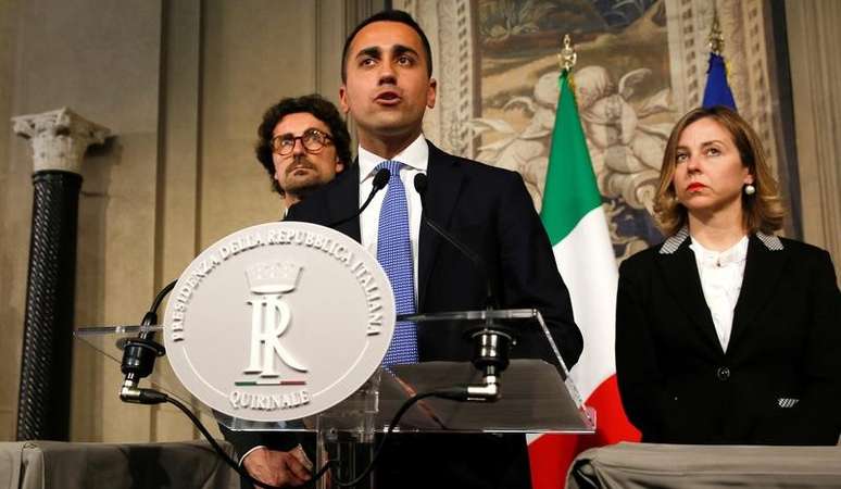 Luigi Di Maio concede entrevista em Roma
 5/4/2018     REUTERS/Alessandro Bianchi 