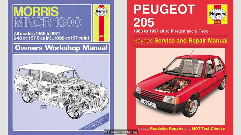 H&aacute; 50 anos, os manuais de carros da Haynes s&atilde;o instantaneamente reconhecidos por sua clareza e praticidade | Foto: Haynes Publishing