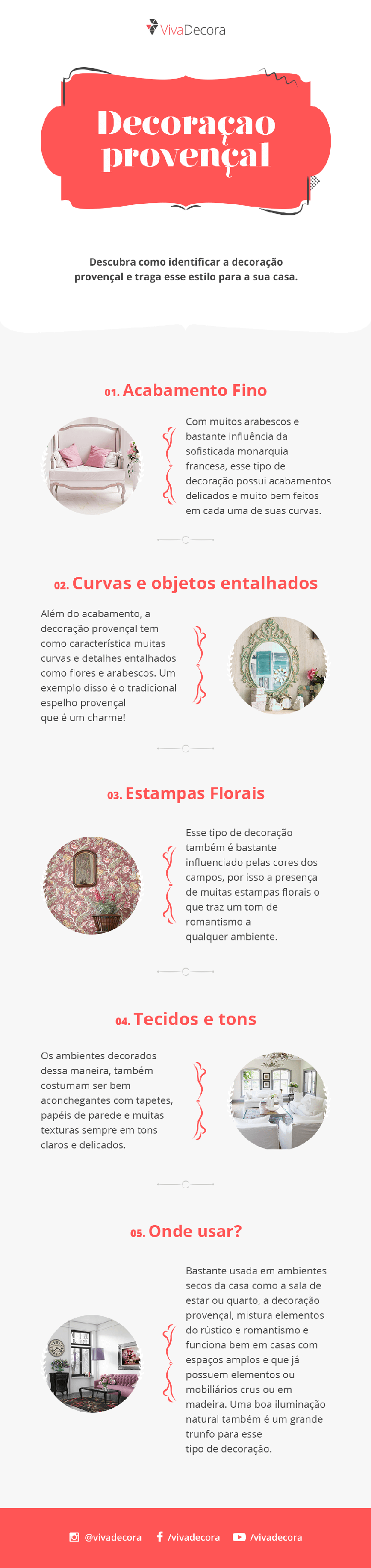 Infogr&aacute;fico &ndash; Decora&ccedil;&atilde;o Proven&ccedil;al