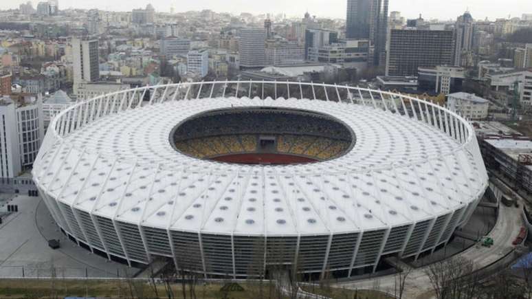 Estádio Olímpico de Kiev vai receber a final da Liga dos Campeões (Foto: Divulgação)
