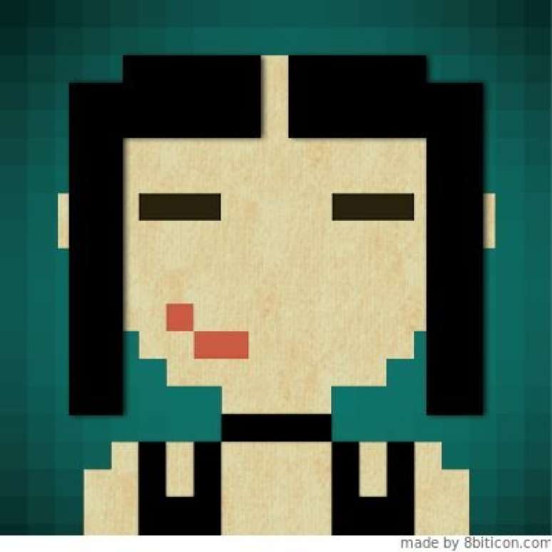Simp&aacute;tico avatar que criamos para testar o&nbsp;8bitIcon