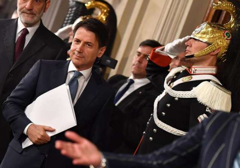 Giuseppe Conte, agora primeiro-ministro encarregado da Itália
