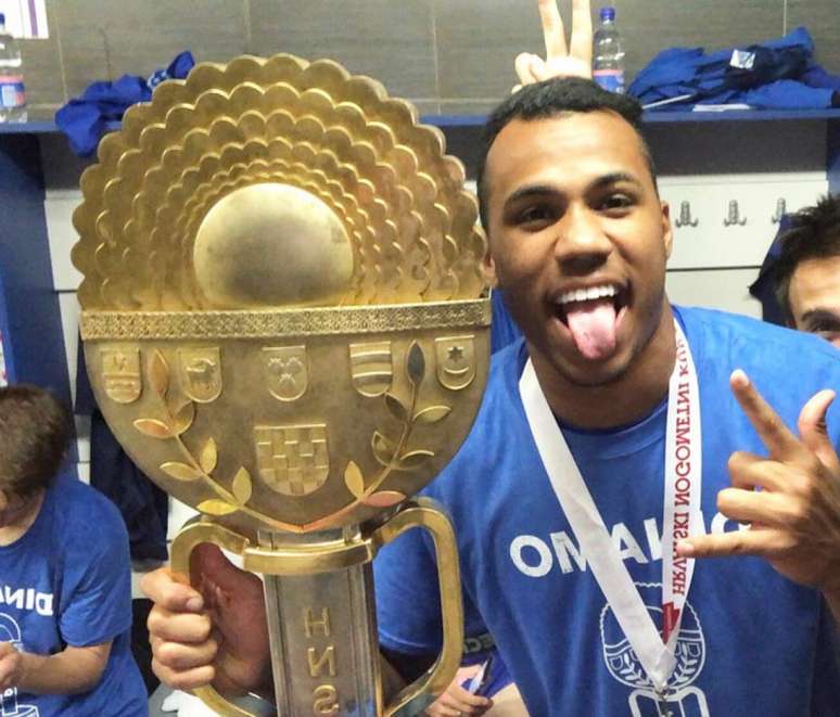 Gabriel é campeão da Copa da Croácia (Foto: Divulgação)