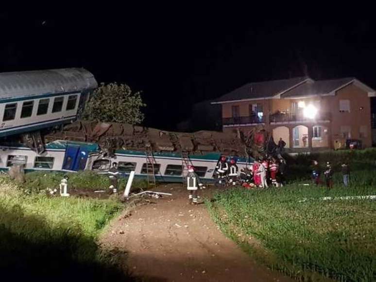 Grave acidente de trem deixa ao menos 1 morto na Itália