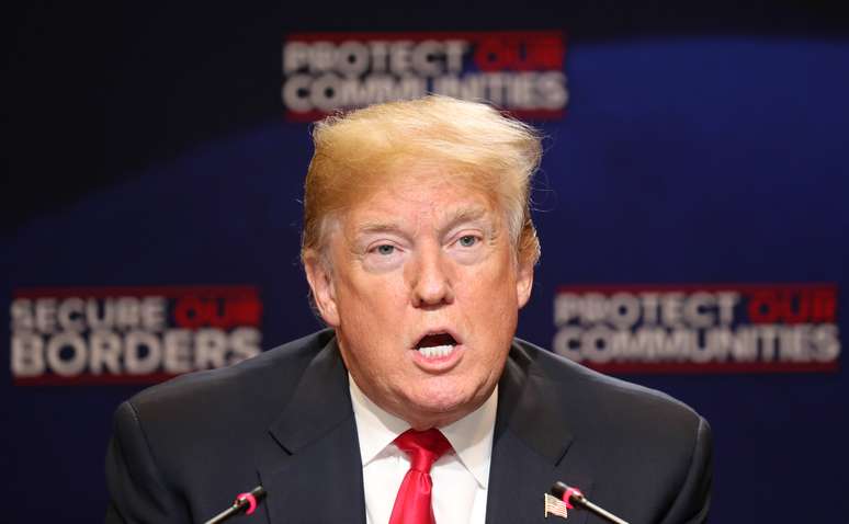 Presidente dos Estados Unidos, Donald Trump, durante evento em Nova York 23/05/2018 REUTERS/Kevin Lamarque 