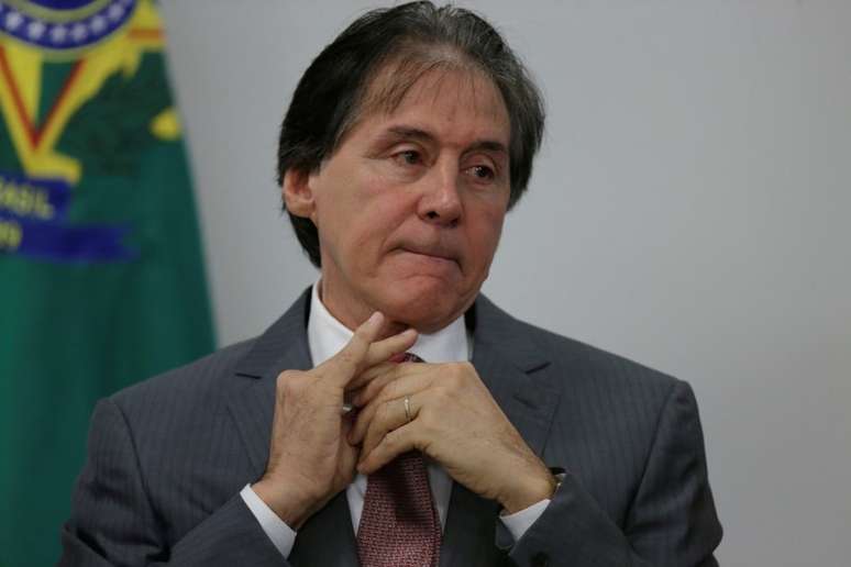 O presidente do Senado Federal, Eunício Oliveira, durante evento em Brasília
27/03/2018
REUTERS/Ueslei Marcelino 