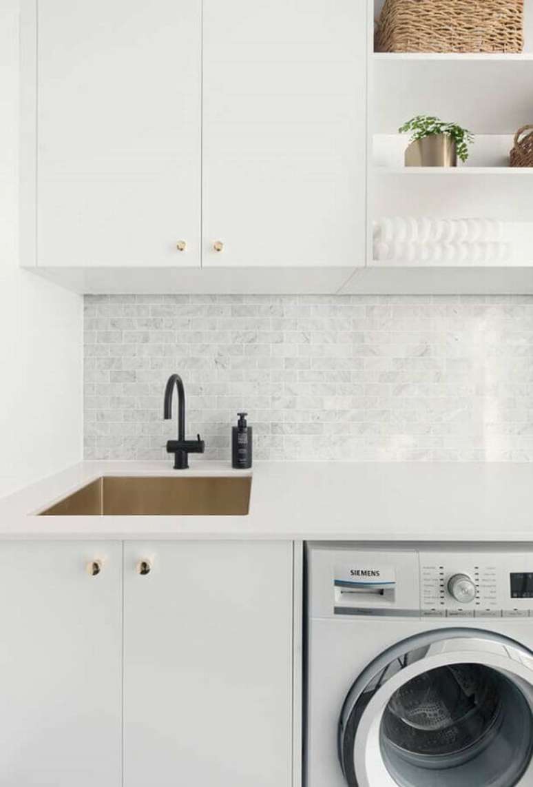 23. A decora&ccedil;&atilde;o toda clean em tons claros n&atilde;o tem erro