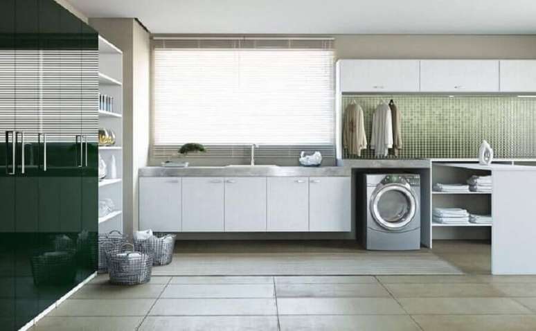 27. Modelo de &aacute;rea de servi&ccedil;o planejada e bem espa&ccedil;osa