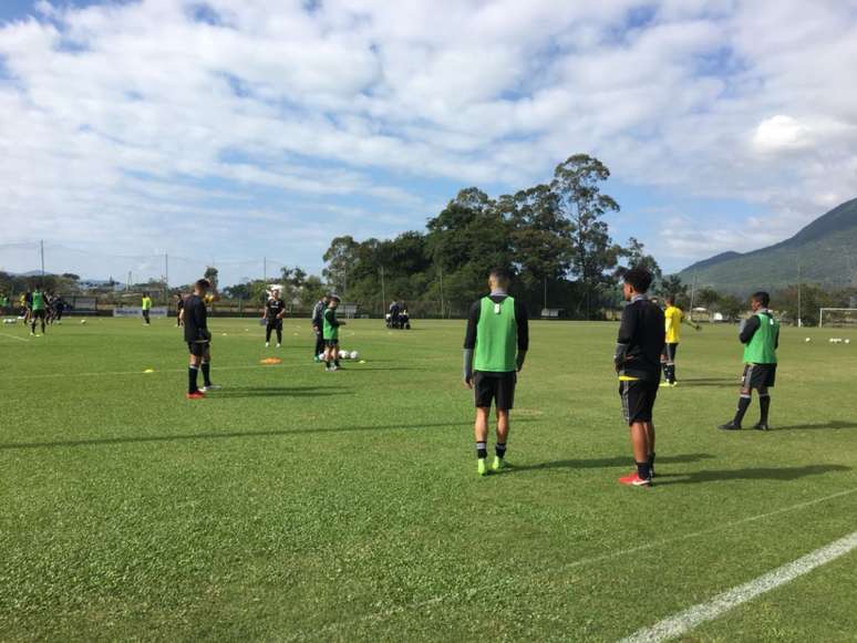 Figueirense faz atividades nesta sexta-feira sob o comando de Milton Cruz (Foto: Divulgação / Figueirense)