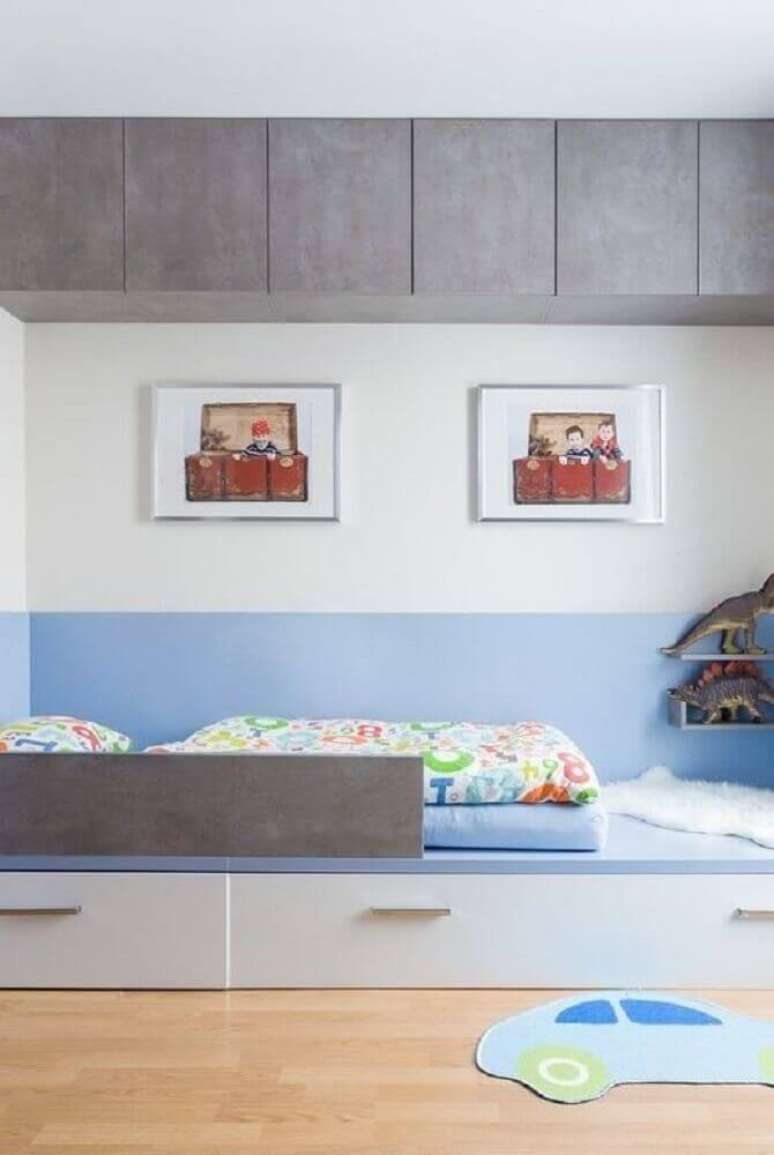 18. A cama japonesa de solteiro também pode ser utilizada em quarto infantil