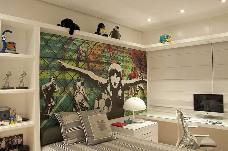 Decora&ccedil;&atilde;o de copa do mundo &ndash; quarto infantil projeto de Anne Baril