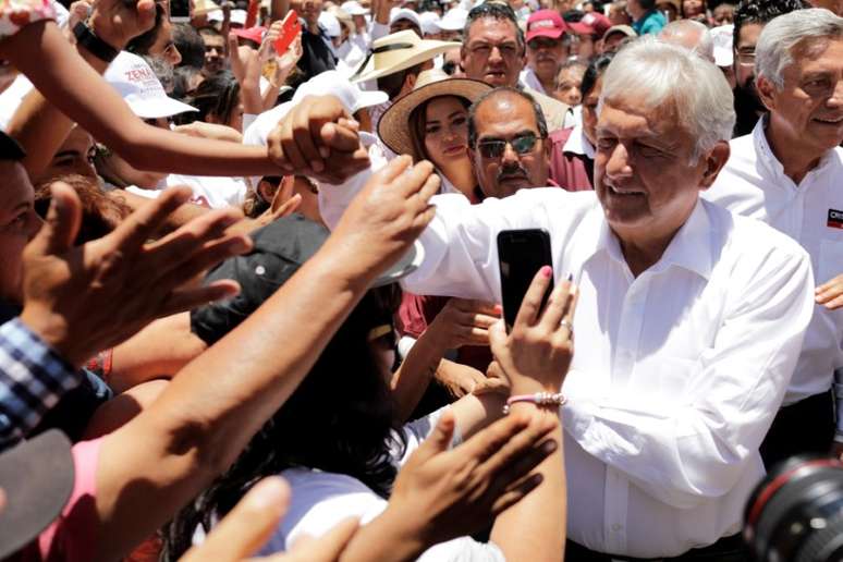 Candidato presidencial mexicano de esquerda Andrés Manuel López Obrador 28/05/2018 REUTERS/Alan Ortega