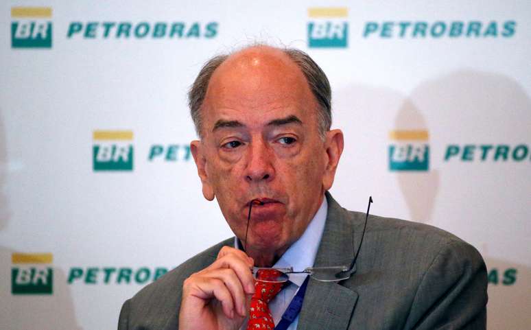 Presidente-executivo da Petrobras, Pedro Parente, durante coletiva de imprensa no Rio de Janeiro 08/05/2018 REUTERS/Sergio Moraes