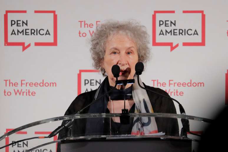 Escritora de romances distópicos Margaret Atwood
23/05/2018
REUTERS/Lucas Jackson