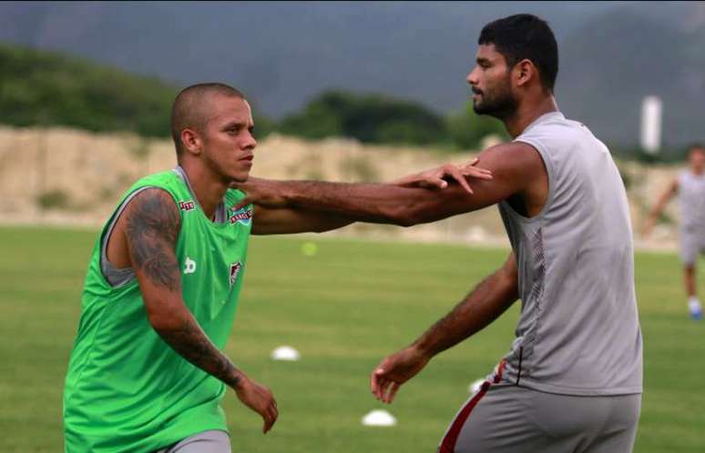 Marcos Junior e Gum foram poupados do jogo contra o Grêmio (FOTO NELSON PEREZ/FLUMINENSE F.C.)