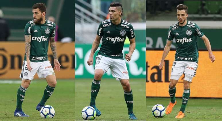 Lucas Lima tem a concorrência de Moisés e Hyoran - FOTO: Cesar Greco/Palmeiras