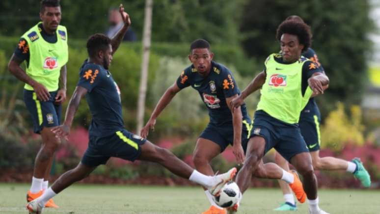 Treino Seleção Brasileira