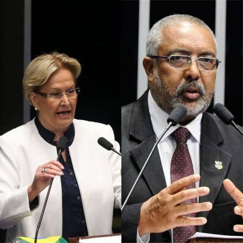 A senadora Ana Amélia (PP) e o senador Paulo Paim (PT) vão tentar a reeleição pelo RS. 