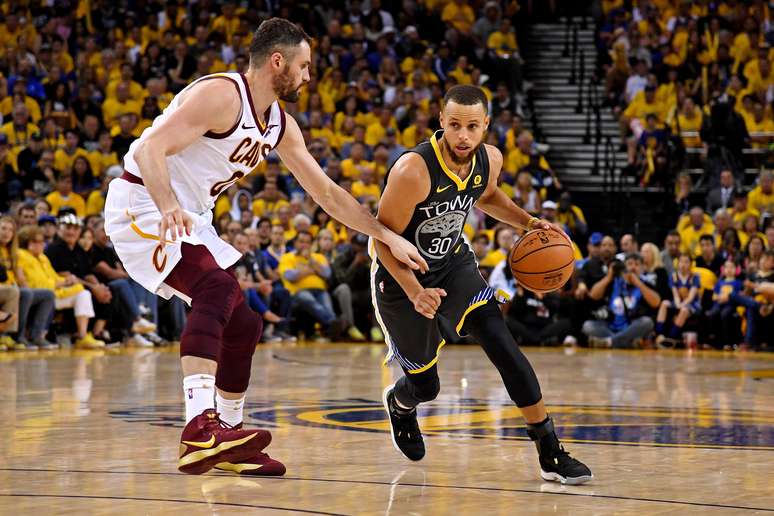 O astro de Golden State, Stephen Curry